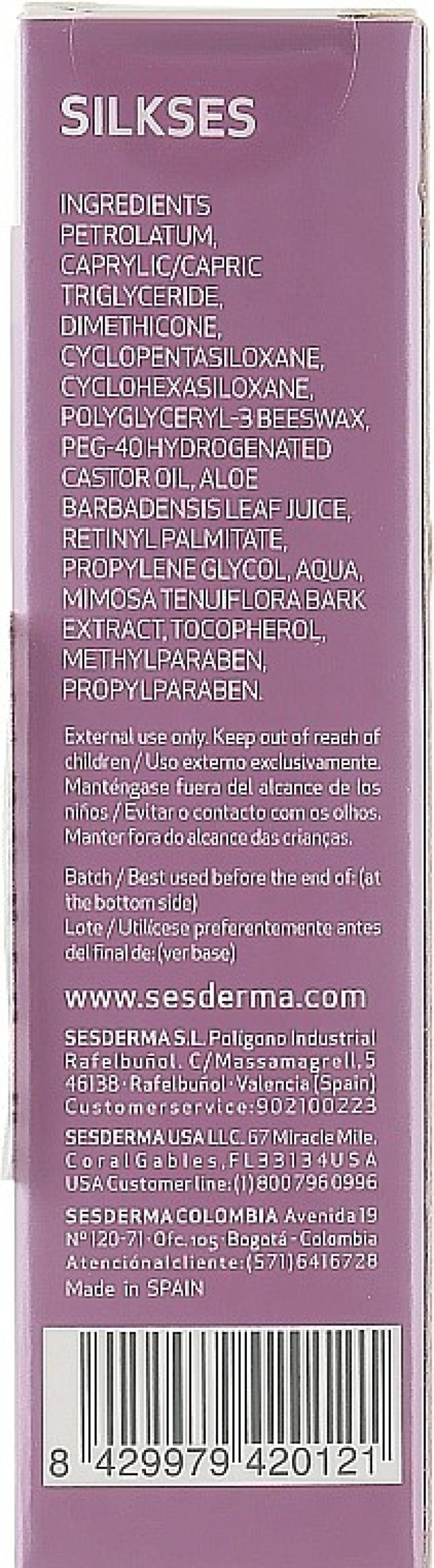 SesDerma Laboratories Crema Labial Hidratante Y Protectora Cremas Labiales