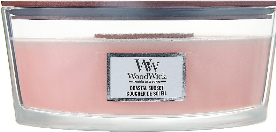 WoodWick Vela Arom Tica, Atardecer Costero Velas Y Perlas Arom Ticas