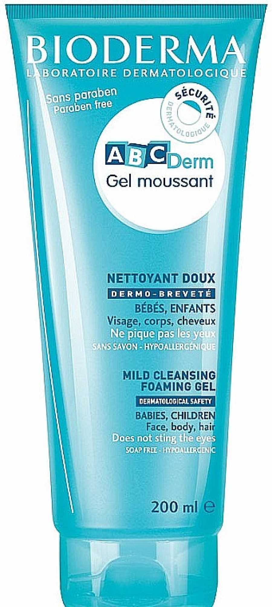 Bioderma Gel Limpiador Hipoalerg Nico Suave Para Rostro, Cuerpo Y Cabello, Ni Os Y Beb S Cosm Tica Infantil