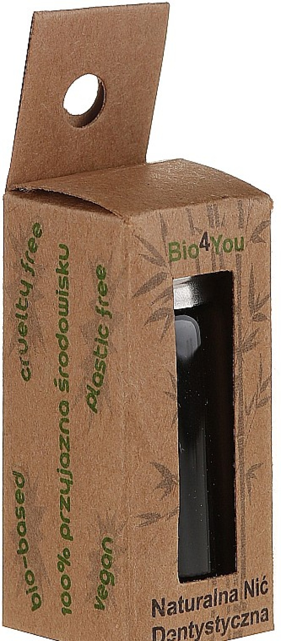 Bio4You Hilo Dental Negro Natural, 30M Hilos Dentales