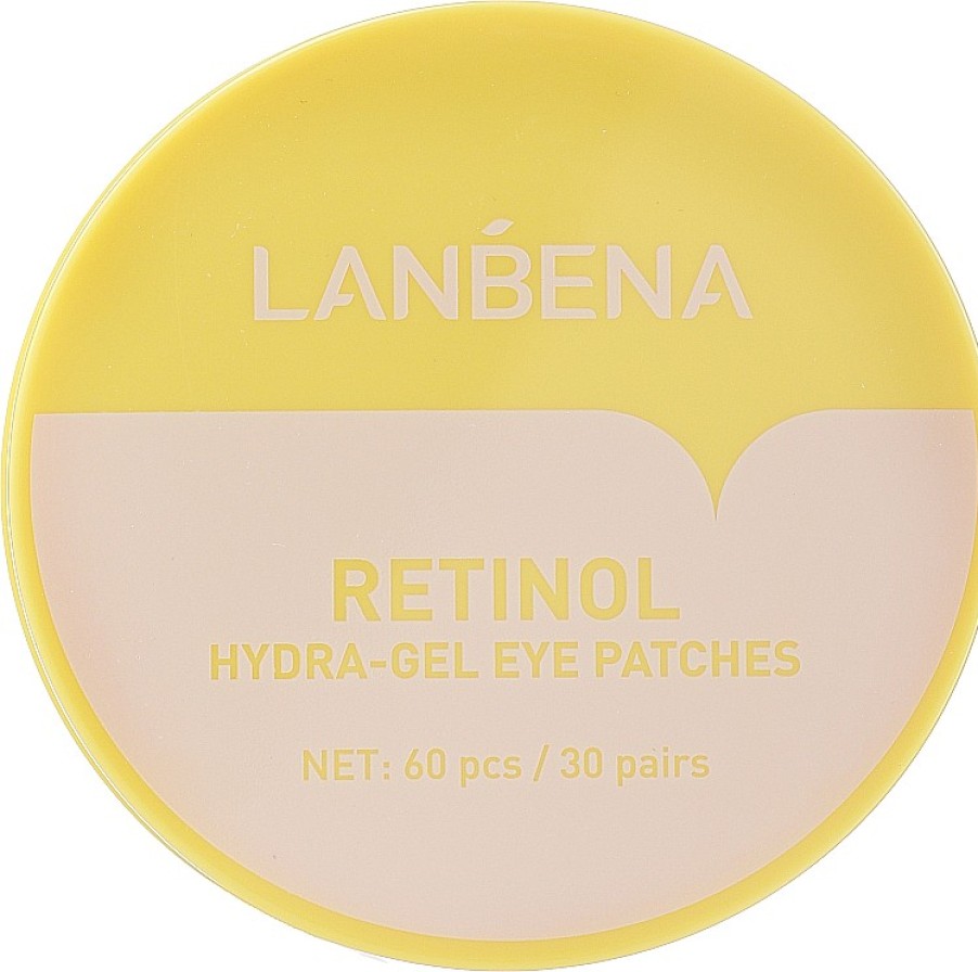 Lanbena Parches De Hidrogel Para Contorno De Ojos Con Retinol Y Col Geno Tonificaci N