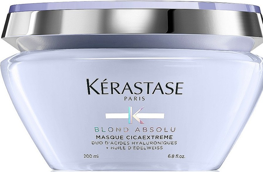 Kerastase Mascarilla Capilar Fortalecedora Post-Decoloraci N Con Cido Hialur Nico Y Aceite De Edelweiss Mascarillas