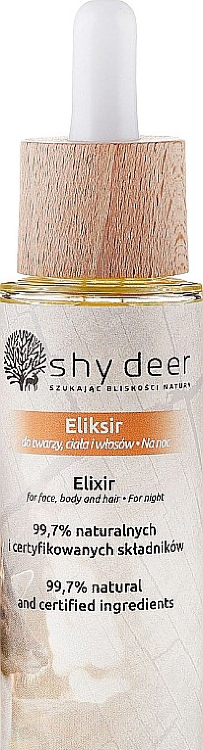 Shy Deer Elixir Para Rostro, Cabello Y Cuerpo Con Jugo De Aloe Vera Y Aceite De Naranja Elixires