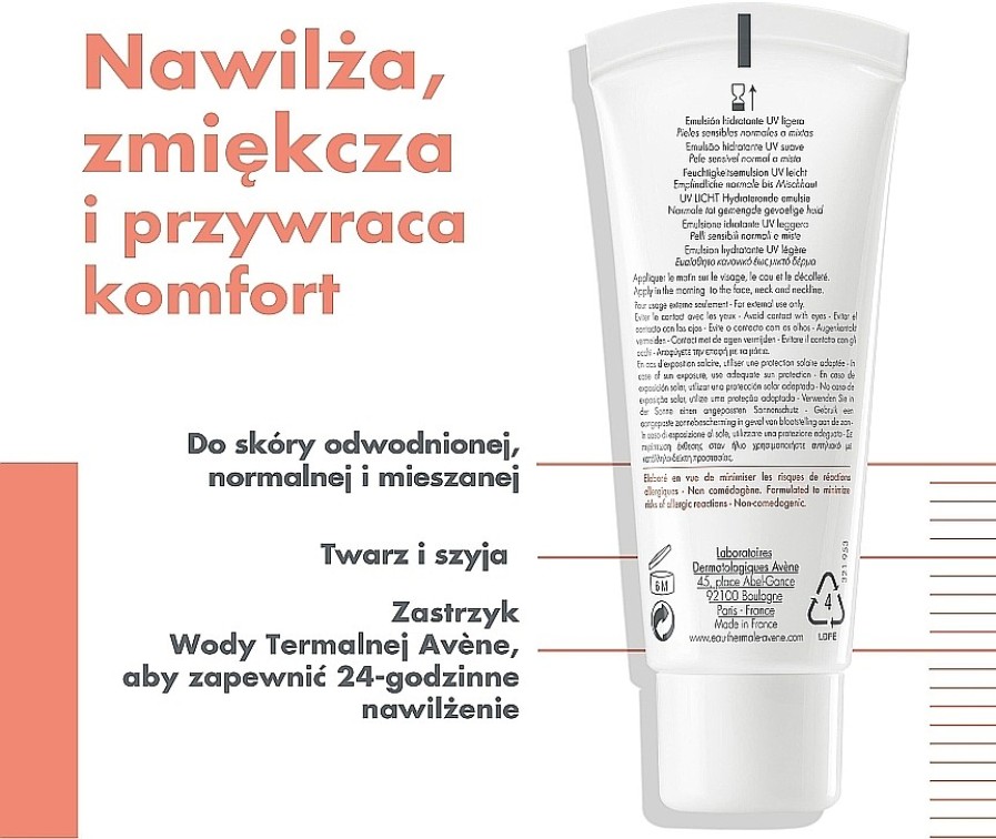 Avene Emulsi N Facial Hidratante Con Agua Termal De Av Ne Spf 30 Emulsiones