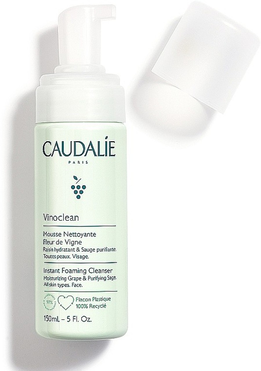 Caudalie Espuma Cremosa De Limpieza Facial Con Extracto De Camomila Tonificaci N