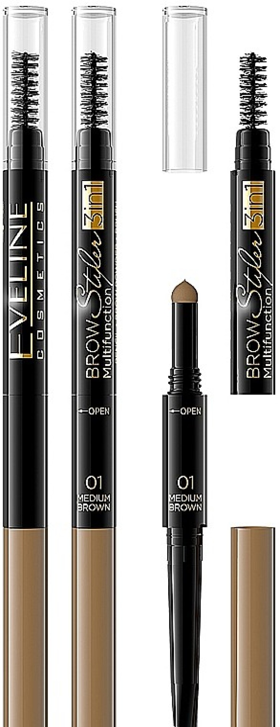 TheBalm Eveline Cosmetics Brow Styler 3In1 Multifunction Polvos De Cejas