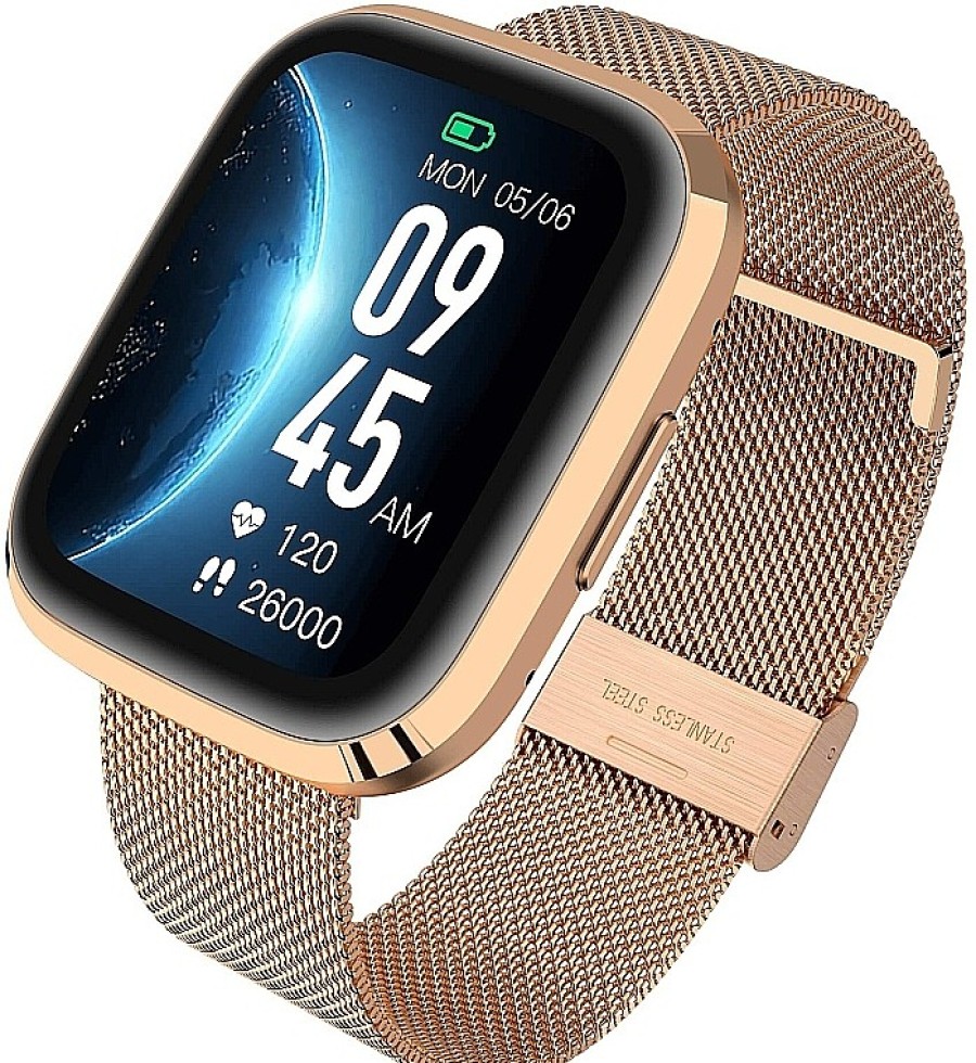 Garett Smartwatch, Color Metal Dorado Smartwatches