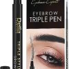 Makeup Revolution Delia Cosmetics Eyebrow Triple Pen Delineadores De Cejas