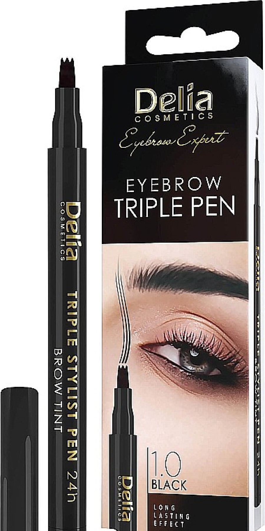 Makeup Revolution Delia Cosmetics Eyebrow Triple Pen Delineadores De Cejas