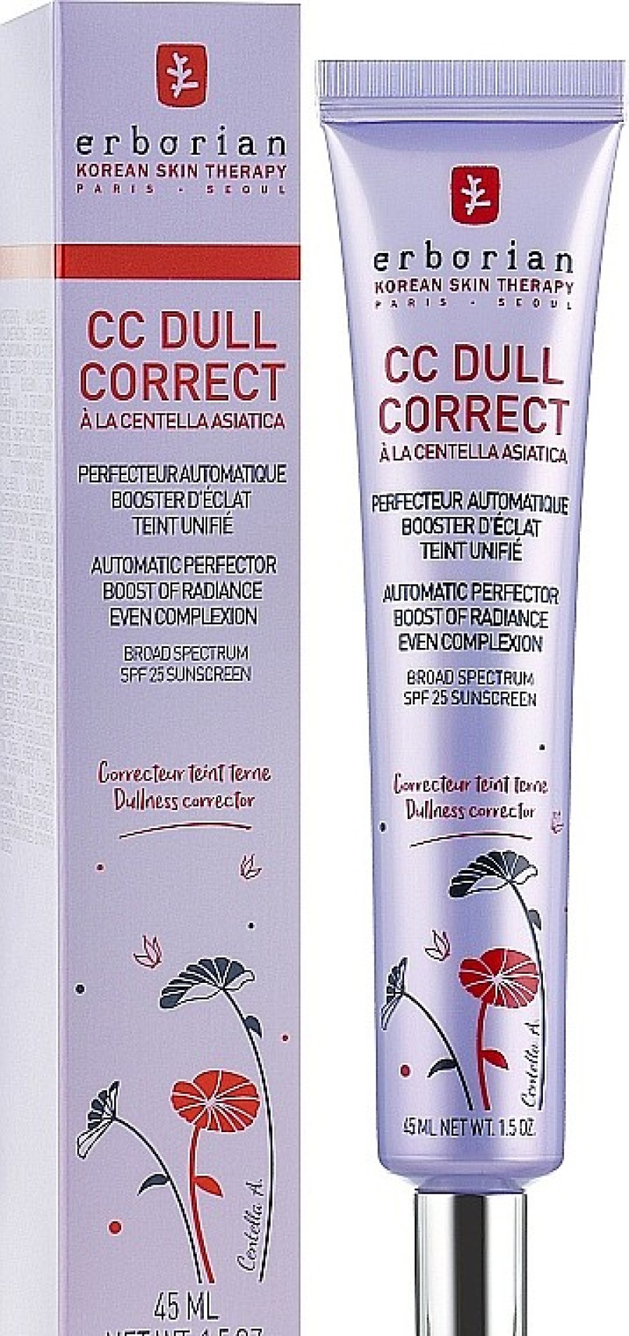 Erborian Erborian Cc Dull Correct Spf 25 Cremas Cc