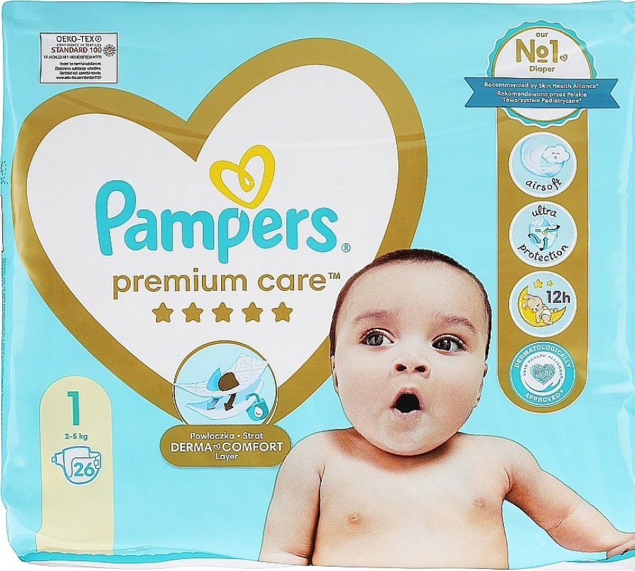 Pampers Pa Ales (2-5Kg), 26 Uds. Pa Ales