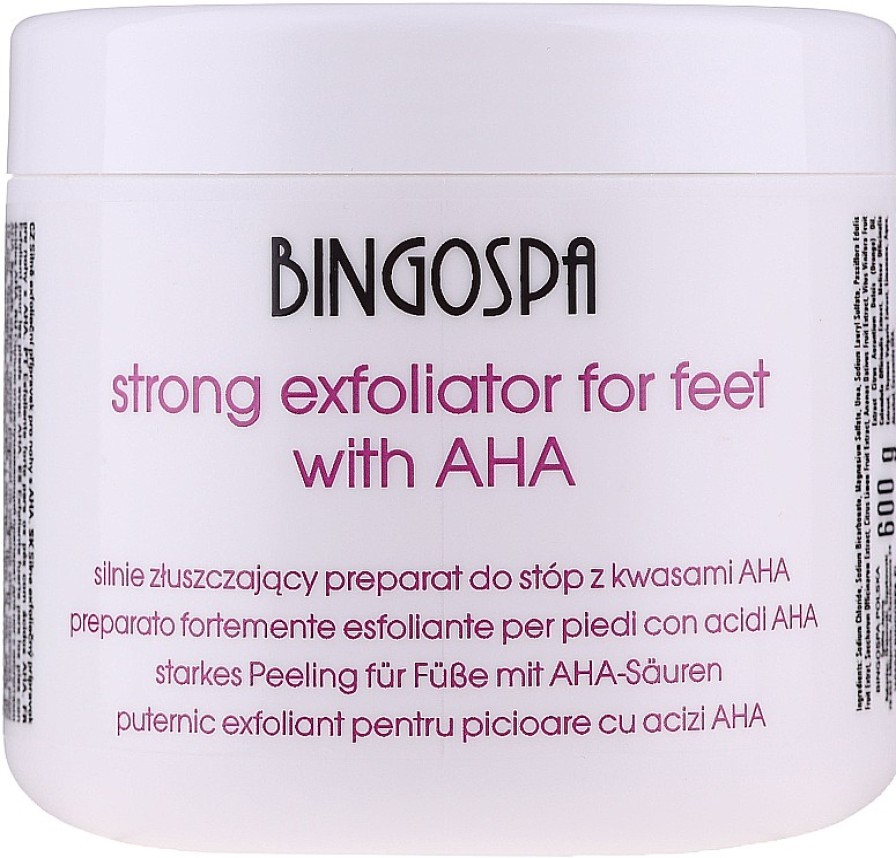 BingoSpa Preparado Suavizante De Pies Con Cidos De Frutas, Urea Y Extracto De Lino Mascarillas Y Exfoliantes