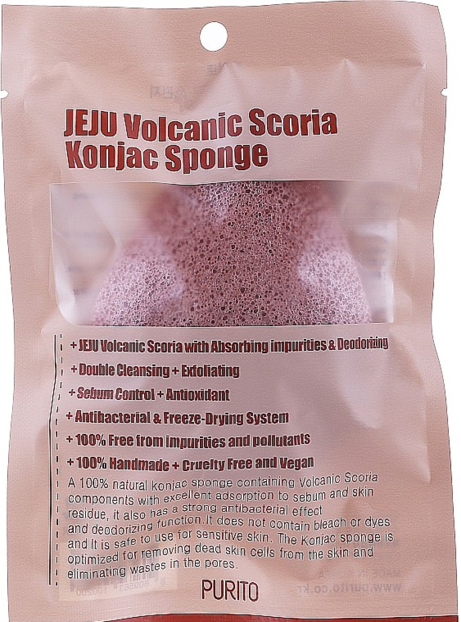 Purito Seoul Esponja Artesanal Exfoliante De Konjac Natural Esponjas De Limpieza Facial