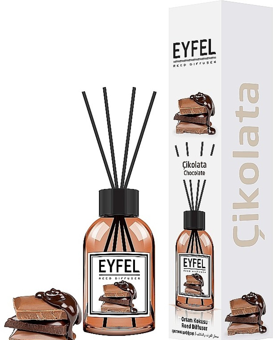 Eyfel Perfume Ambientador Mikado Con Aroma A Chocolate Difusores De Aromas