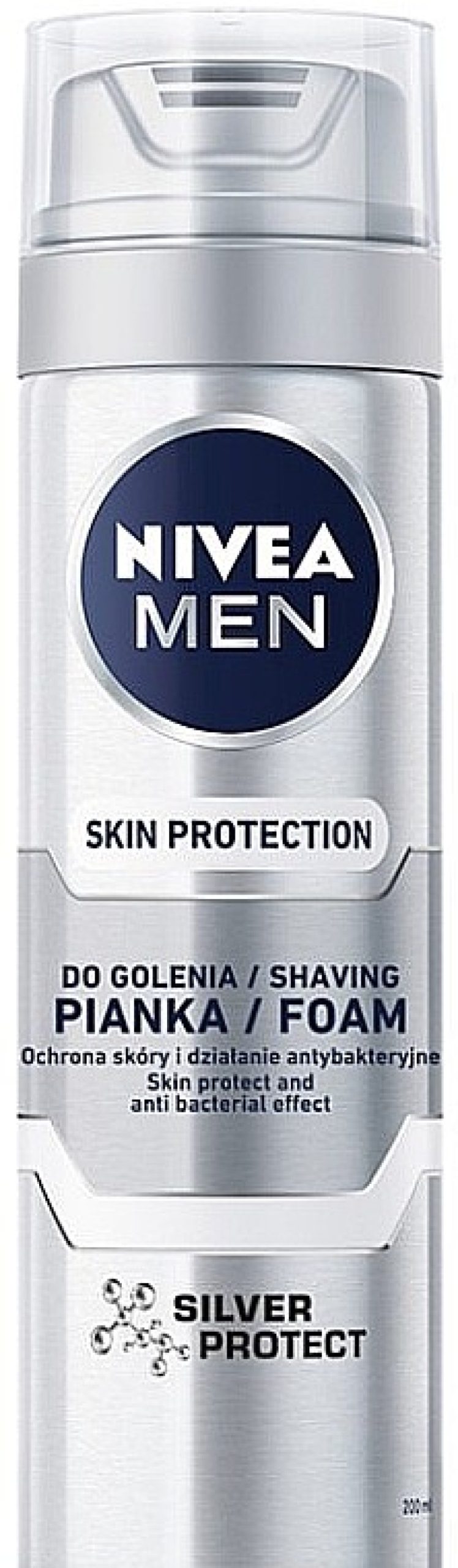 NIVEA Espuma Antibacteriana De Afeitar "Protecci N Plateada" Espumas De Afeitar