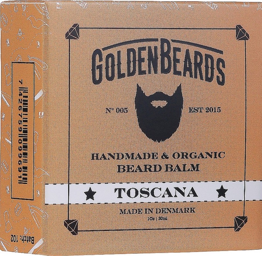 Golden Beards B Lsamo Org Nico Artesanal Para Barba Con Mantecas De Karit , Cacao Y Aceite De Jengibre Fijaci N Y Styling