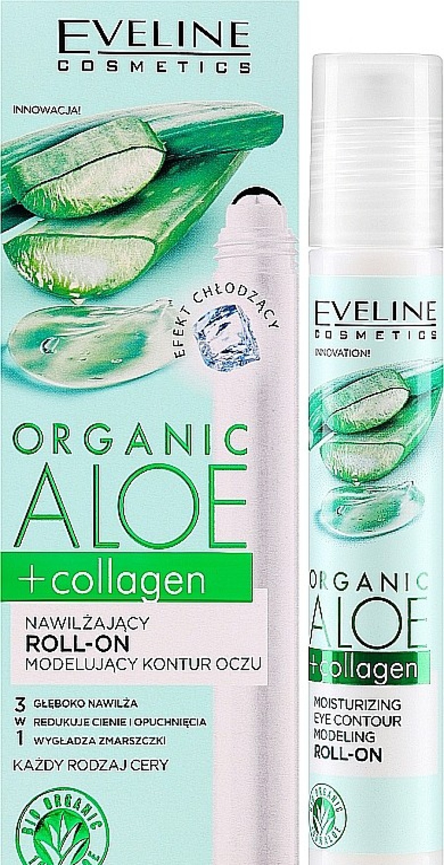 Lumene Gel Roll-On Para Contorno De Ojos Con Aloe Vera Org Nico Y Col Geno Geles Contorno De Ojos