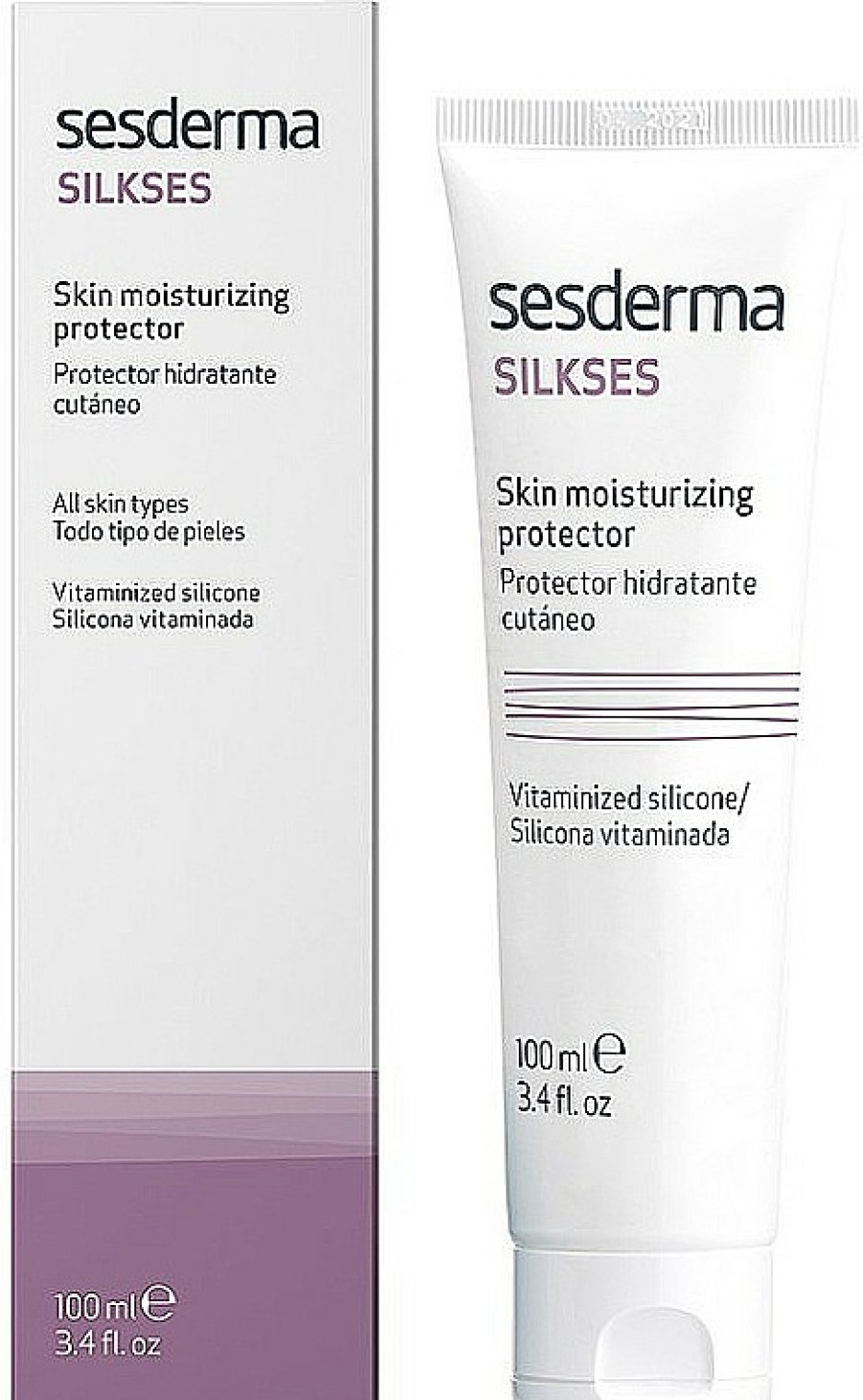 SesDerma Laboratories Crema Protectora Para Rostro Y Cuerpo Con Pol Meros De Silicona Y Vitaminas A, C Y E Cremas Labiales