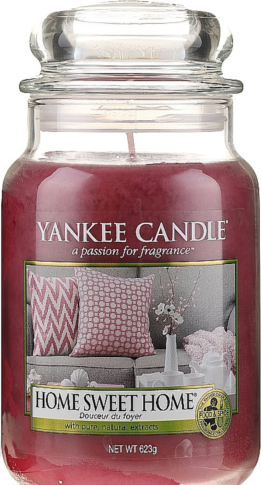 Yankee Candle Vela Perfumada En Tarro, Hogar Dulce Hogar Velas Y Perlas Arom Ticas