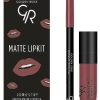 Golden Rose Golden Rose Matte Lipkit Rose Taupe Barras Labiales