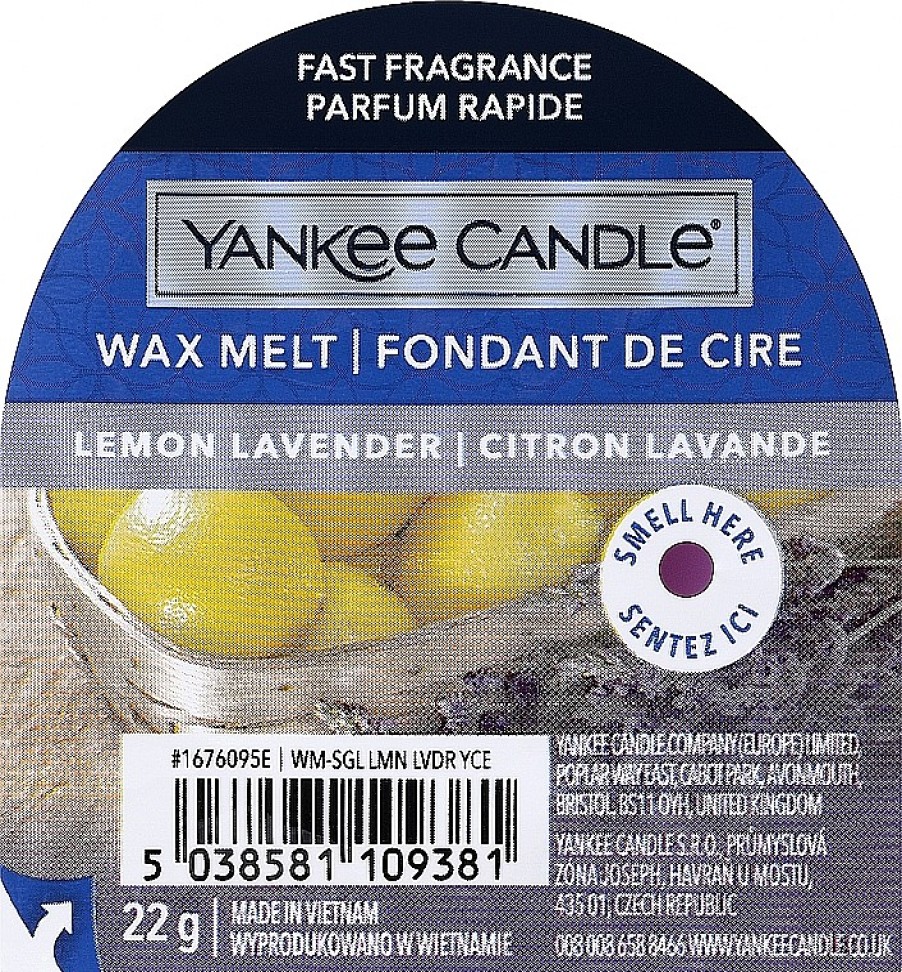 Yankee Candle Cera Arom Tica, Lim N Y Lavanda Ceras Arom Ticas