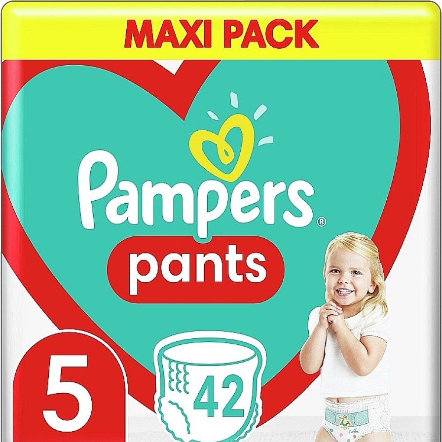 Pampers Pa Ales Braguita, Pants, Talla 5, 12-17 Kg, 42 Uds. Pa Ales