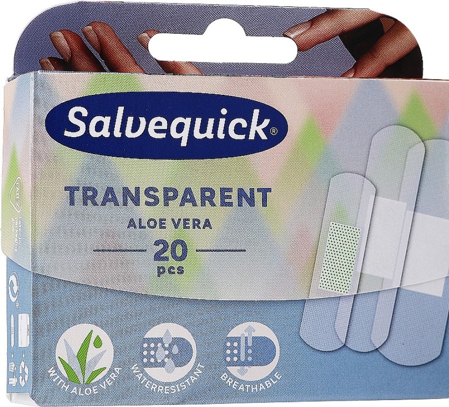 Salvequick Tiritas Transparentes Con Extracto De Aloe Vera Ap Sitos