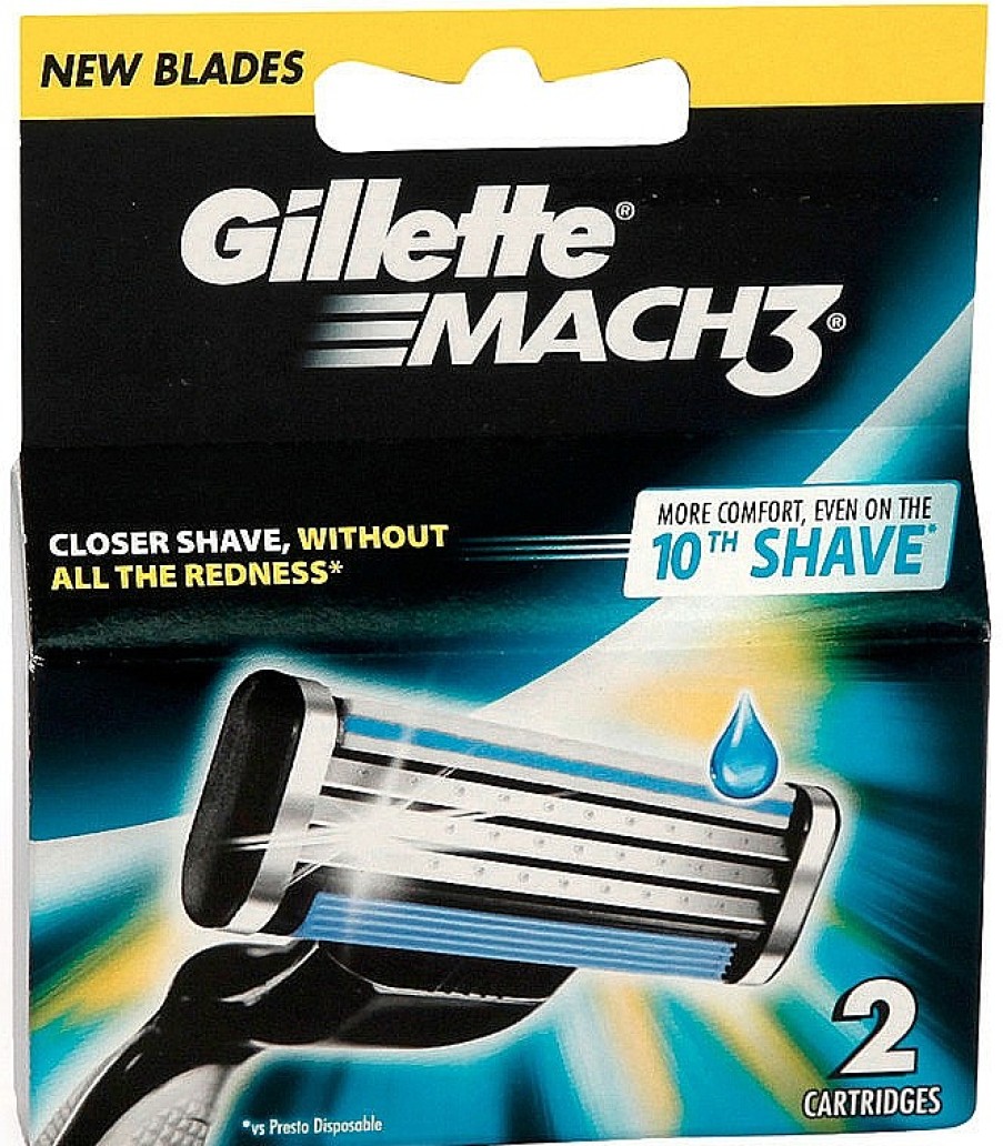 Gillette Recambios De Cuchillas, 2Uds. Afeitado