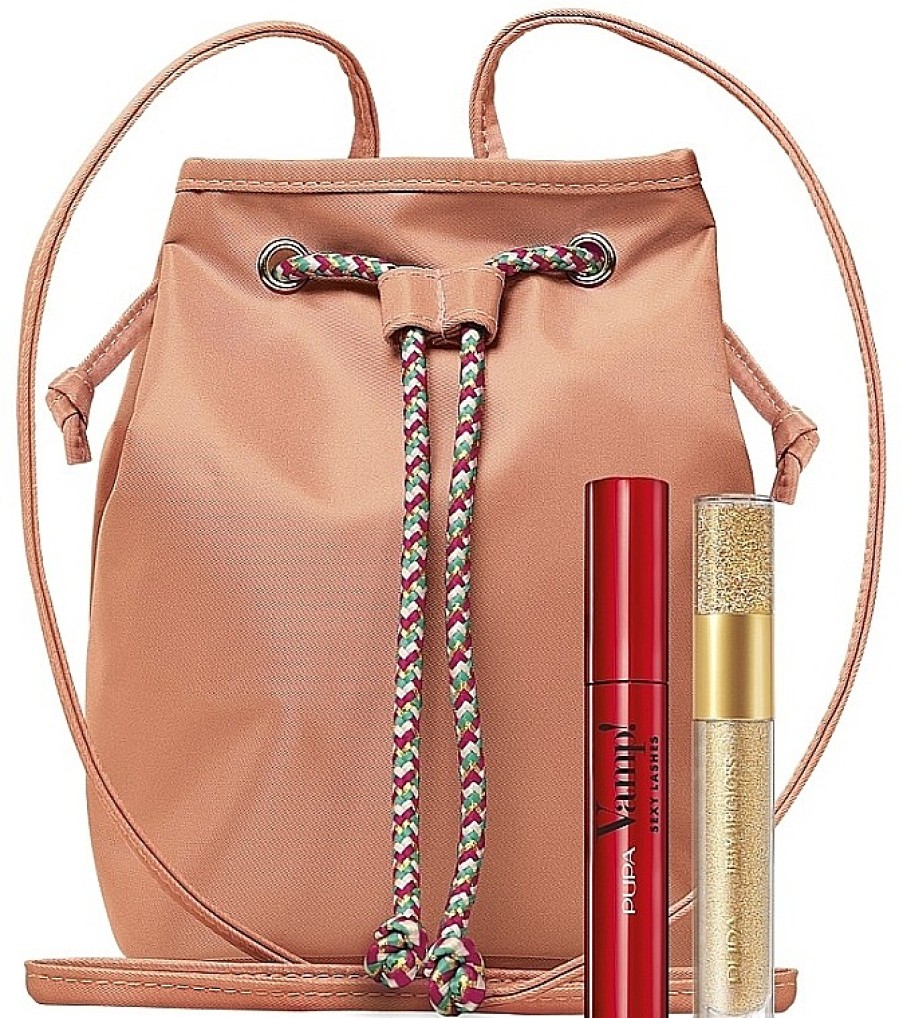 NIVEA Pupa Vamp! Sexy Lashes & Jelly Lip Gloss (M Scara De Pesta As/9Ml + Brillo Labial/4Ml + Mochila) Mochilas Para Cosm Ticos