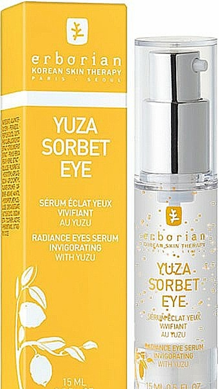 Erborian S Rum Contorno De Ojos Con Extracto De Yuza Geles Contorno De Ojos