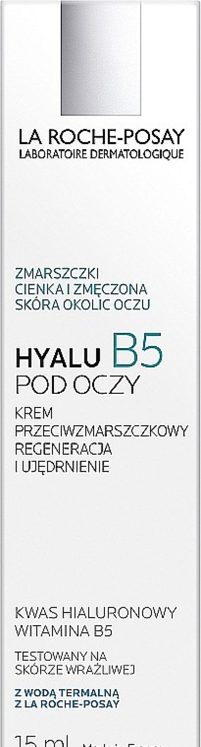 La Roche-Posay Crema Contorno De Ojos Con Cidos Hialur Nico Y Vitamina B5 Cremas Contorno De Ojos