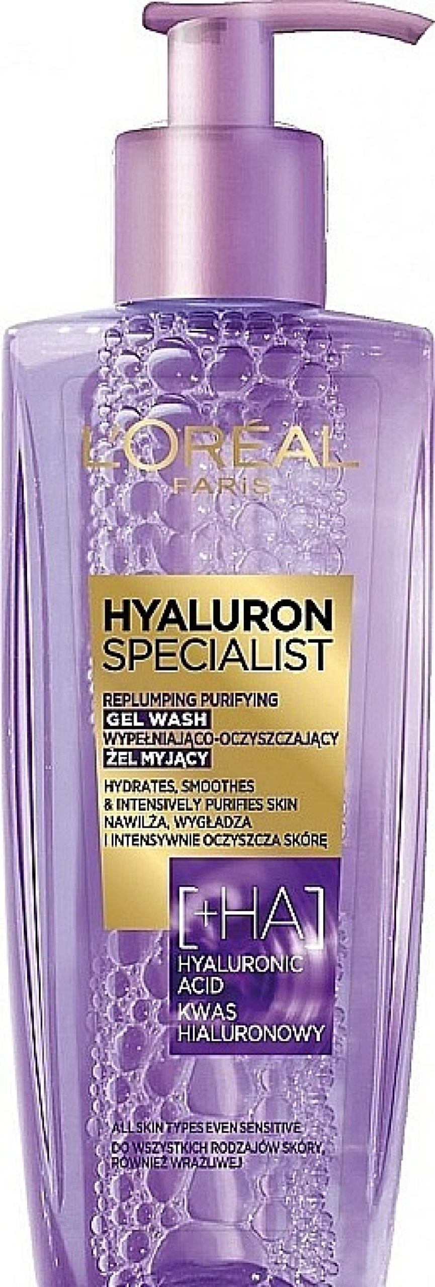 L'Oreal Paris Gel De Limpieza Facial Con Cido Hialur Nico Geles Limpiadores