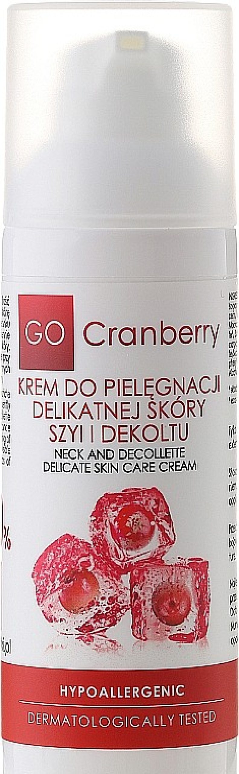 GoCranberry Crema Para Cuello Y Escote Con Extracto De Ar Ndano Rojo Cuidado De Cuello Y Escote